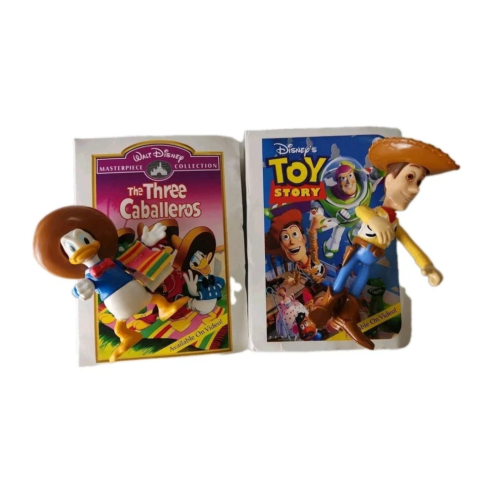 Lot 6 1996 McDonald's Walt Disney Masterpiece Collection VHS Happy Meal Toys New